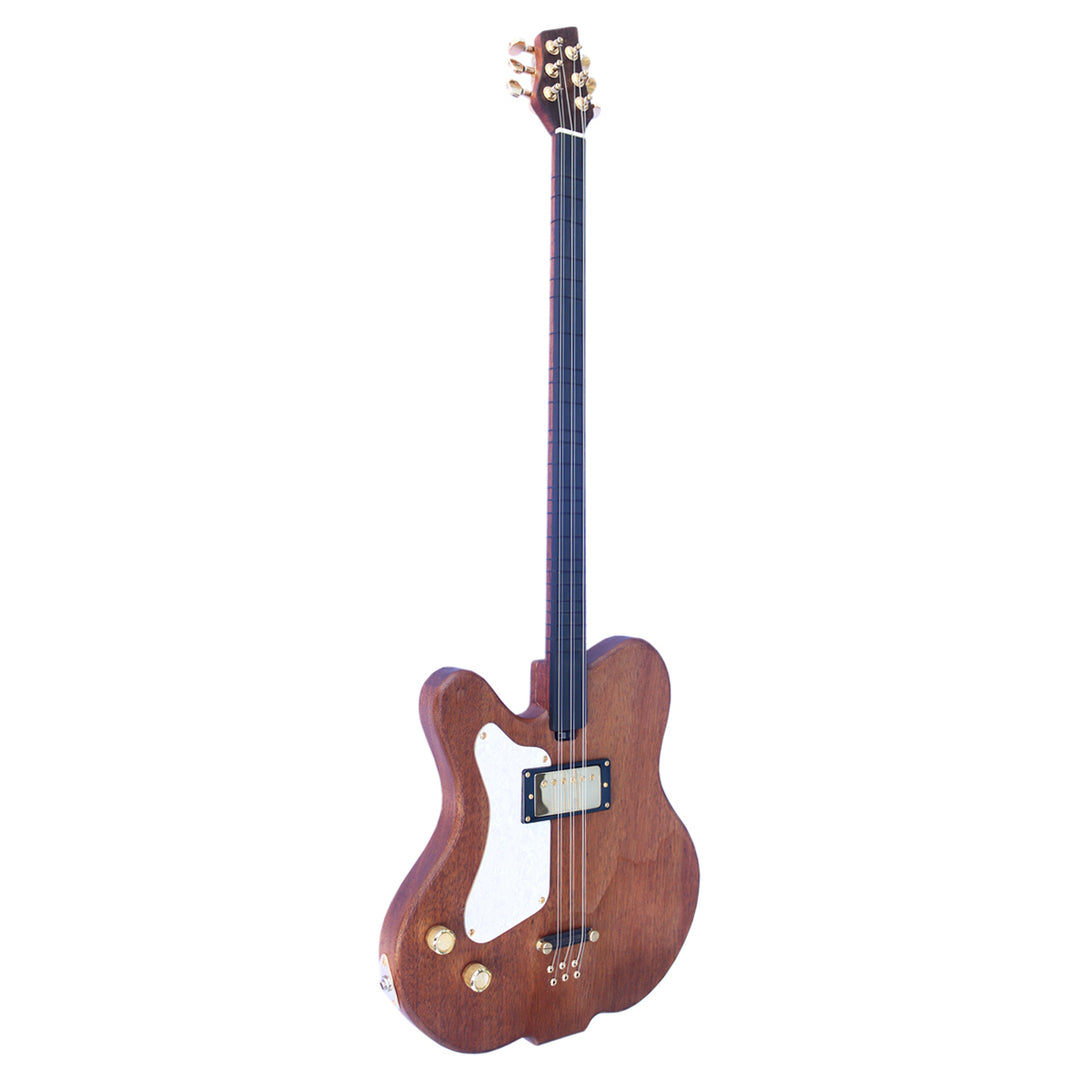 Left hand professional caglama CAG-4L hybrid baglama electric with okoume body