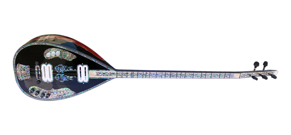 Juniper electric saz MES-4 with mahogany neck and integrated effects system by Sala