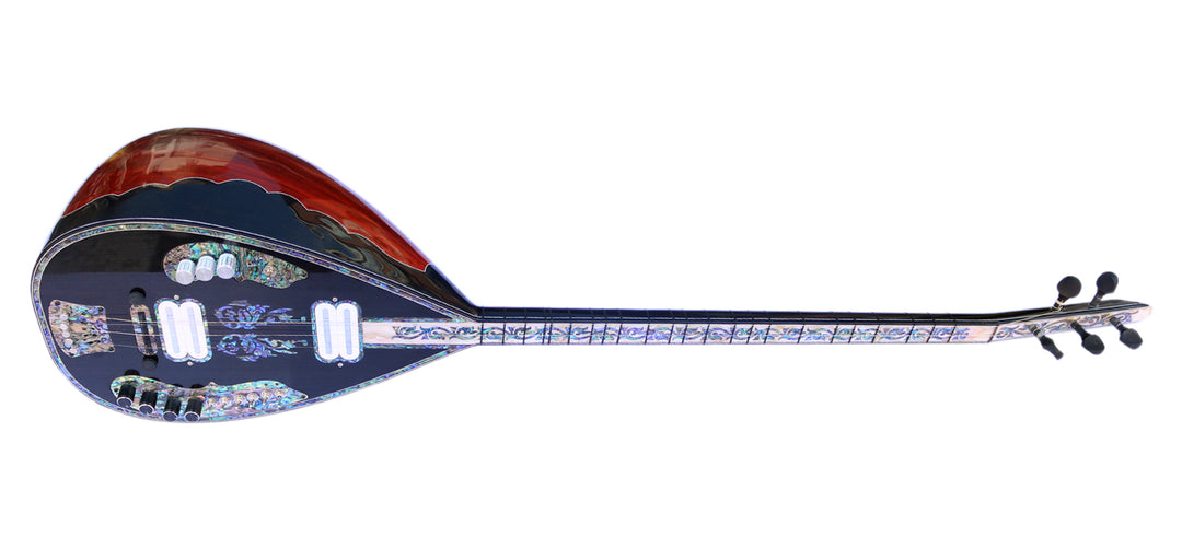 Professional electric baglama MES-4 with special bridge and 79cm scale