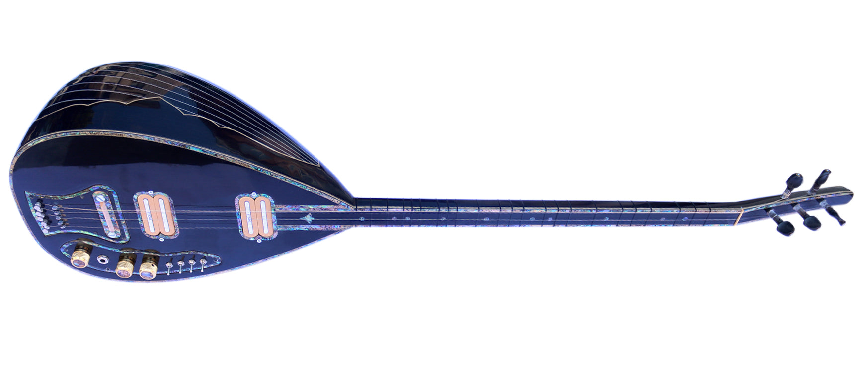 Professional Long Neck Electric Baglama Saz with P•TONE Pickups PI-4B