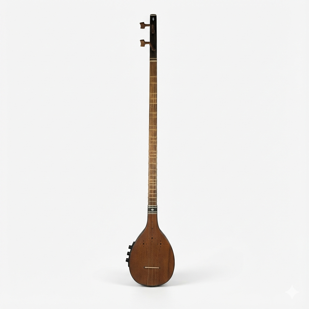 Movlana professionelle flache E-Setar MOS-305E persische Langhalslaute