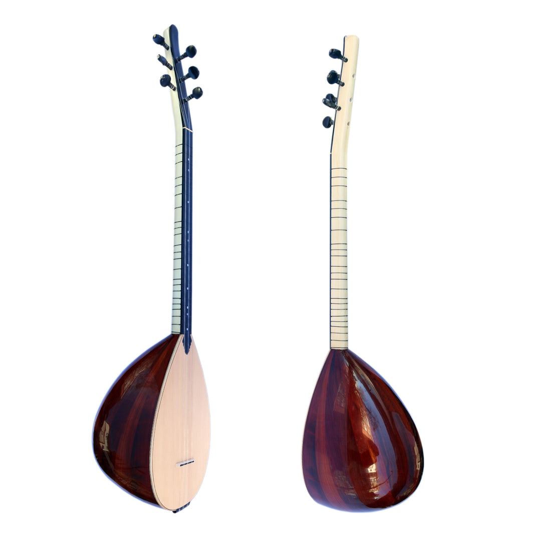 Professional electric acoustic Turkish cura AC-304 with juniper bowl and piezo pickup