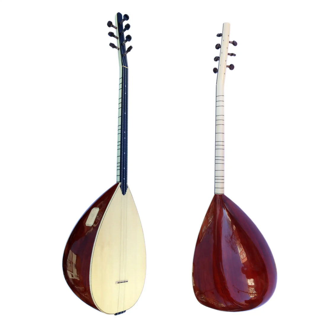 Professional short neck electric acoustic baglama saz ASB-305 with juniper bowl