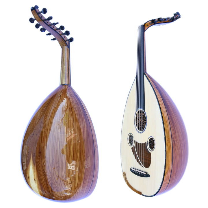 Special Turkish oud MRS-21 with mulberry bowl and Canadian Cedar face