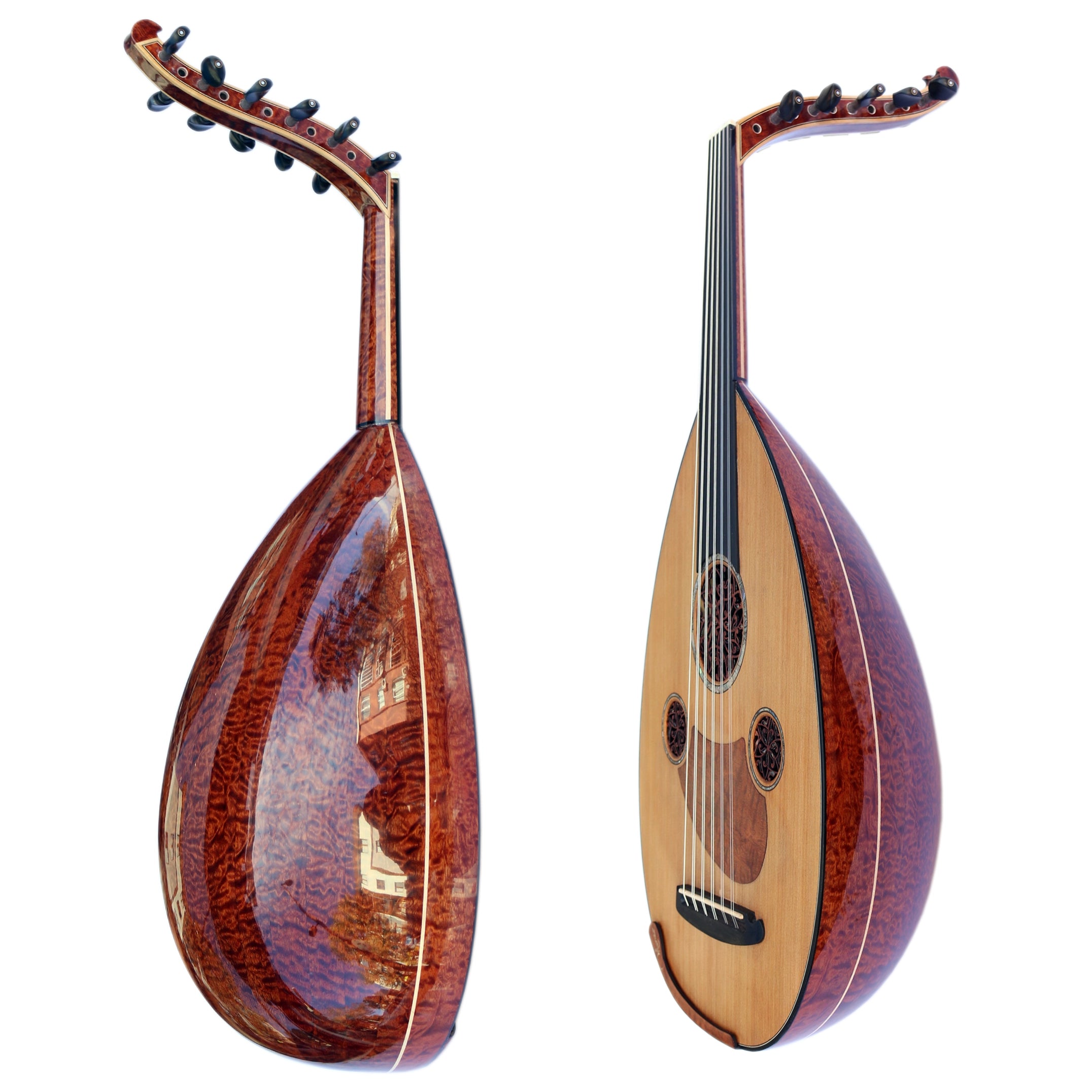 トルコ製・ハンドメイドウード】Mustafa Copcuoglu作・ケース付き トルコ製・ハンドメイドウード】Mustafa Copcuoglu作・ケース付き