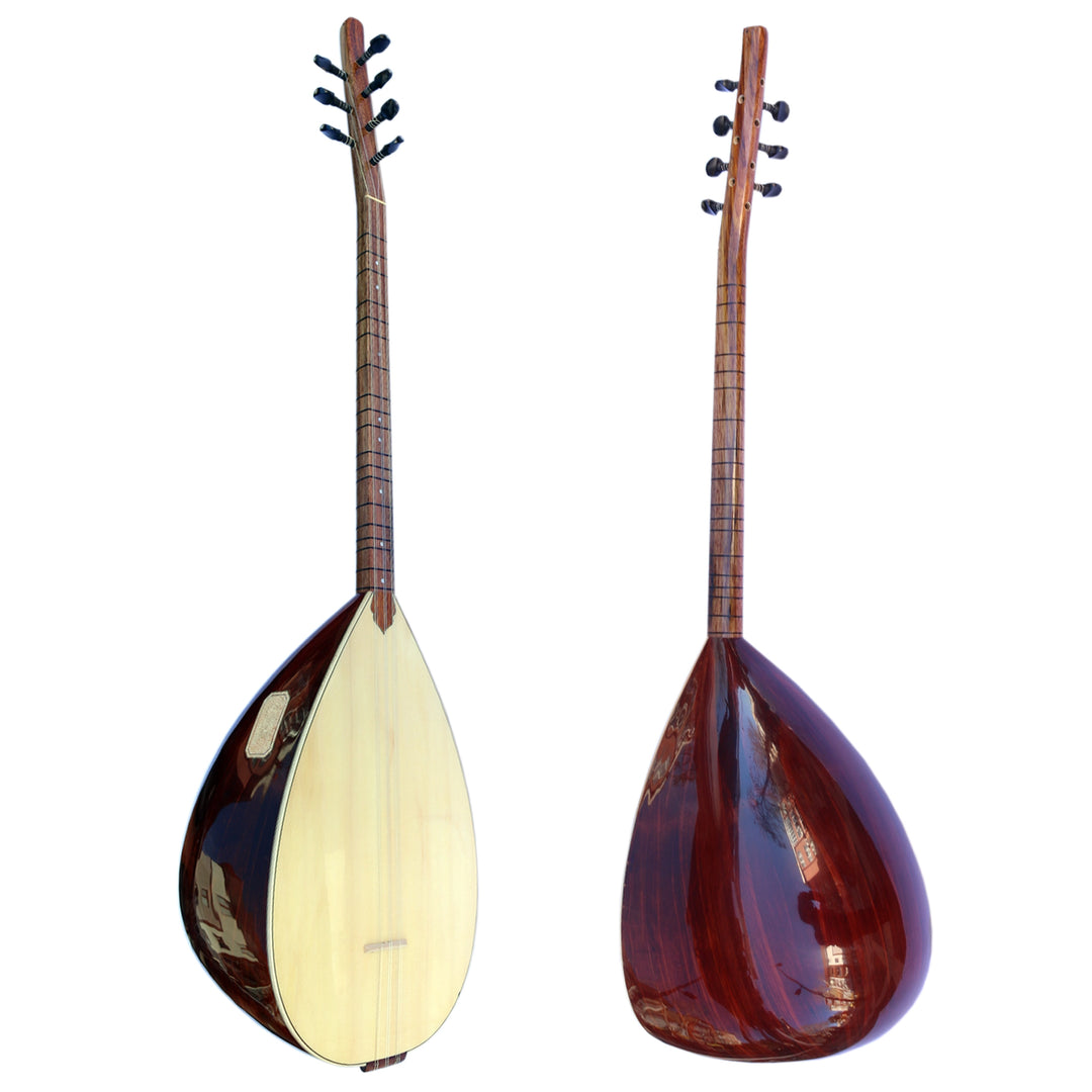 Professional Turkish short neck baglama saz OSS-205B with juniper bowl and spruce face