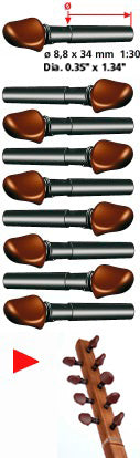 Wittner Fine Tuning Peg For Azerbaijan Qopuz WPQ-404