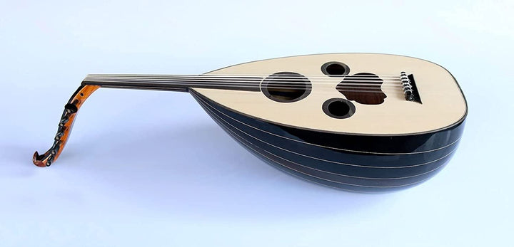 Walnut and spruce left handed Arabic oud AAO-108L by Sala Muzik