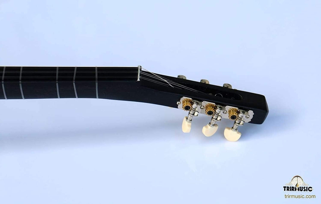 Cumbus short neck sazbus CS-304 carved neck detail