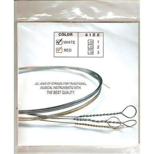 Tar strings 5-pack by Vahdati Persian instrument replacement set