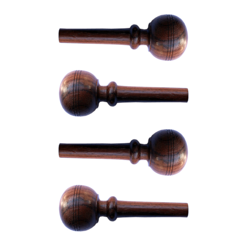Rosewood pegs for kamancheh YPK-405 replacement tuning peg set by Afshari