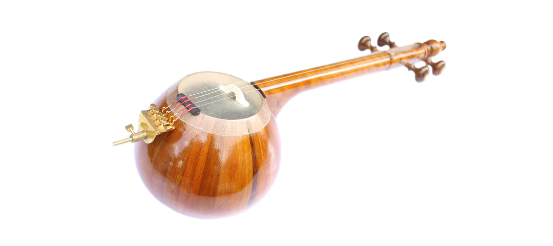 Persian kamanche KK-4 by Keykhaee with carved wood body