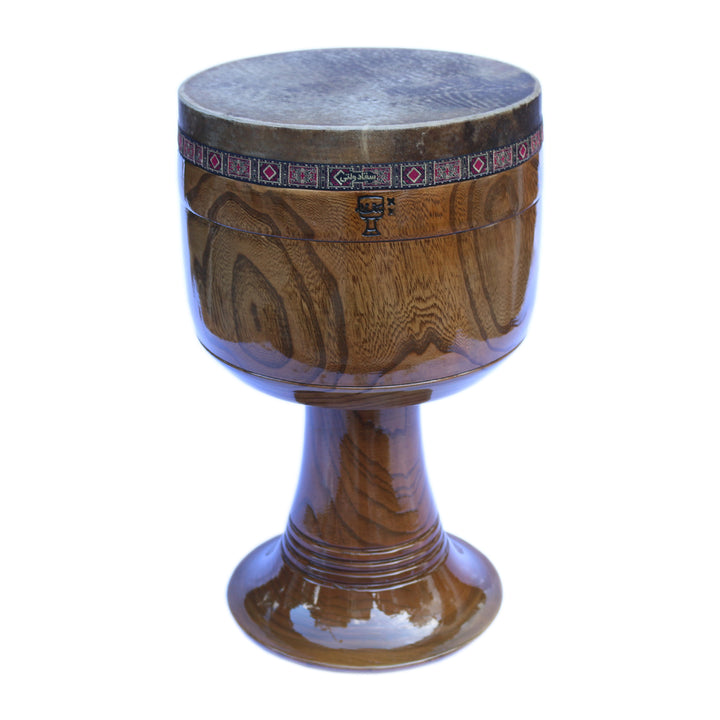 Tombak DOT-308 by Dolati with walnut body and camel skin head
