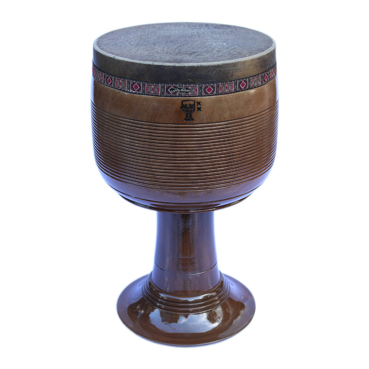 Tombak DOT-302 by Dolati with walnut body and camel skin head