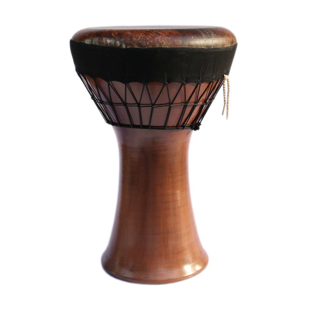 Professional ceramic darbuka SCD-404 by Sala with fish skin and clay body