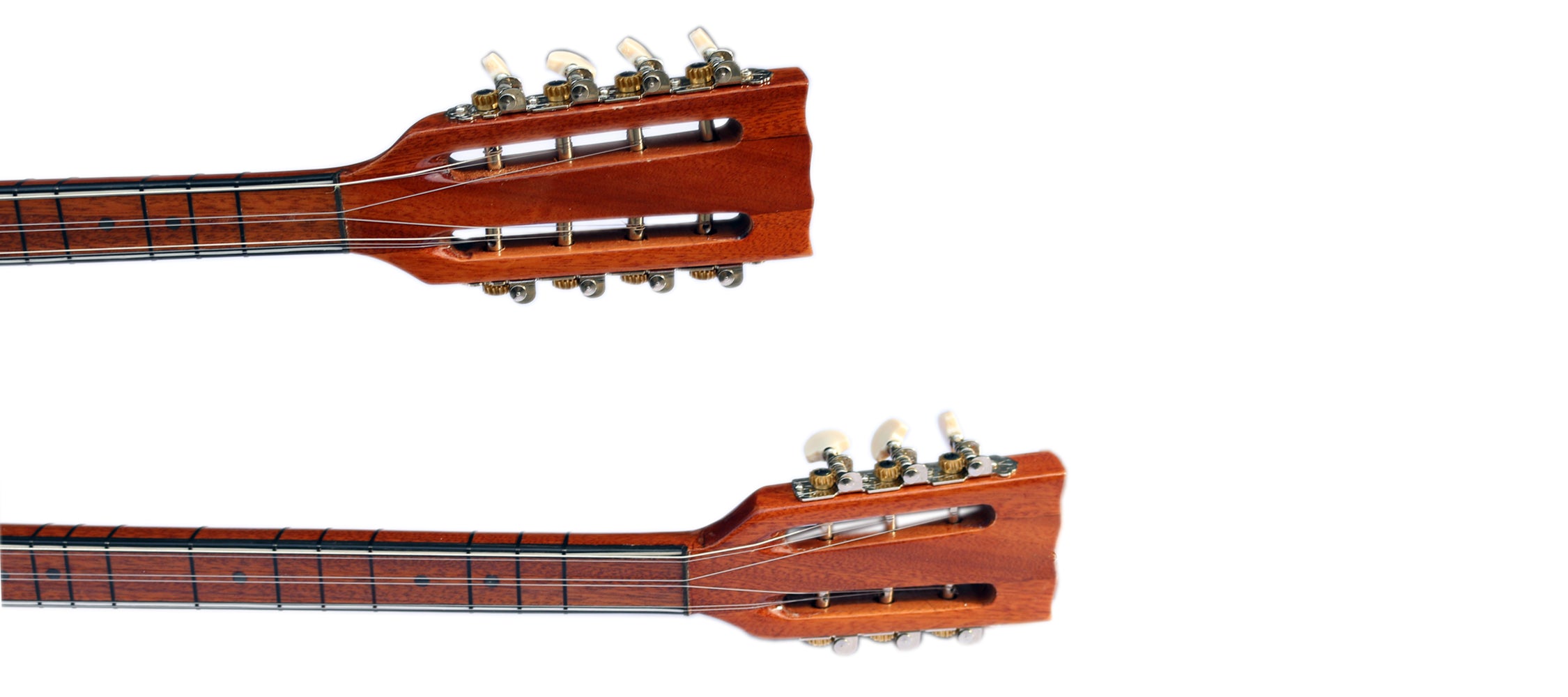 Double Neck Flat Acoustic Baglama And Electric Saz DBL-504