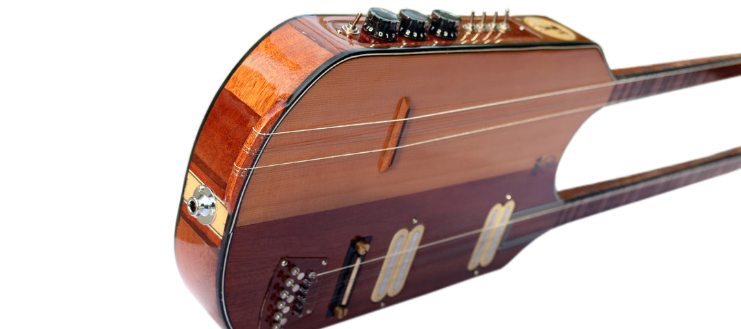 Handmade double neck saz DBL-504 by Sala Muzik
