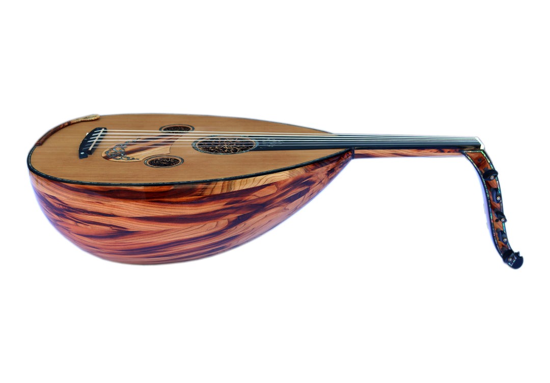Handmade Fa Fa tuning oud MRS-5 with apricot bowl and Canadian cedar face