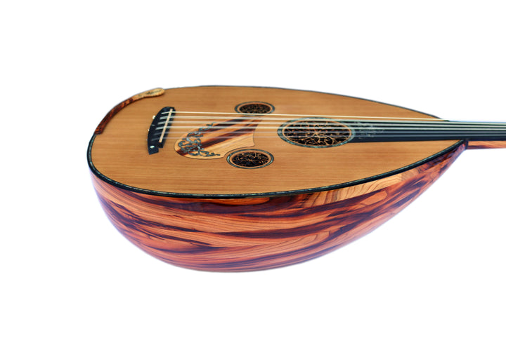 Apricot wood oud MRS-5 by Miras Lute for Fa Fa tuning