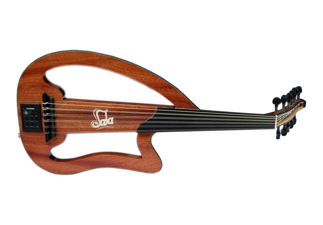 Turkish electric silent oud AOS-101 with mahogany bowl and neck