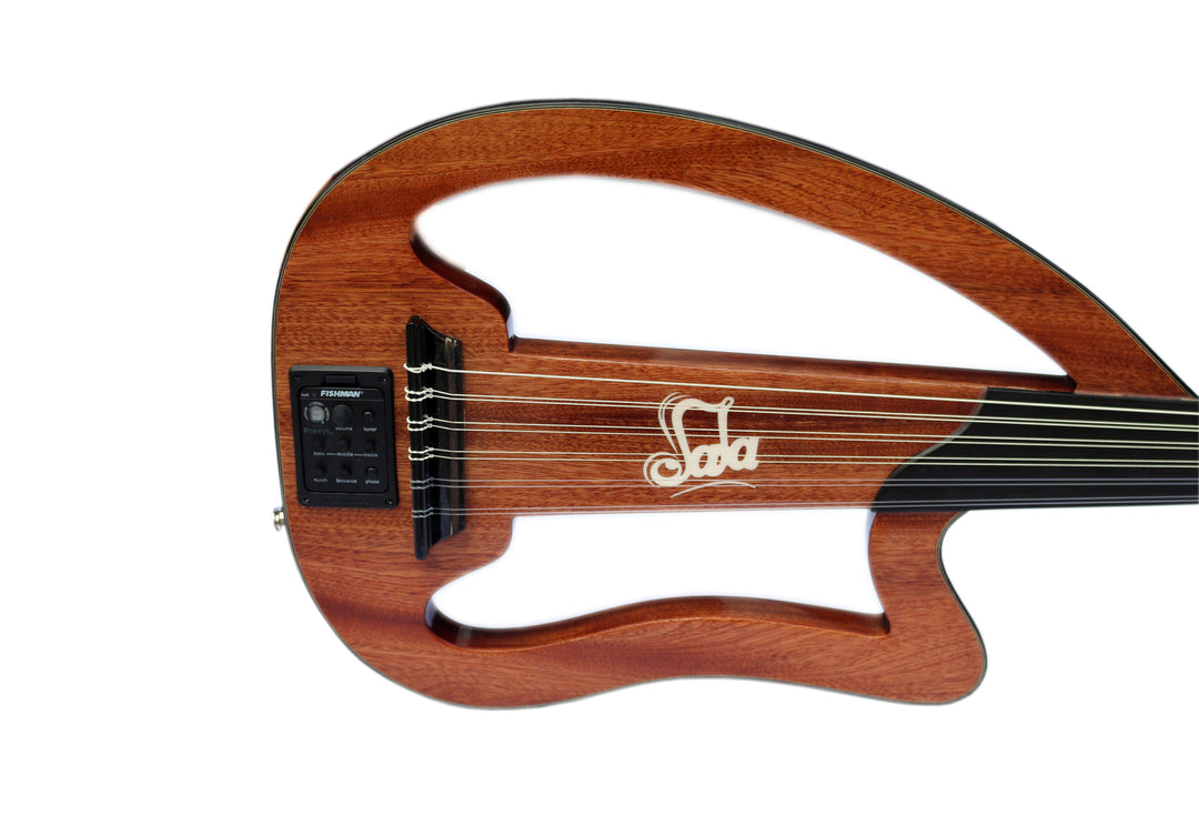 Mahogany Turkish silent oud AOS-101 tuned D A E B F sharp C sharp