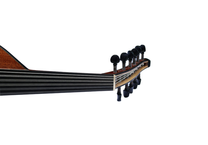 Mahogany Turkish silent electric oud AOS-101 by Sala