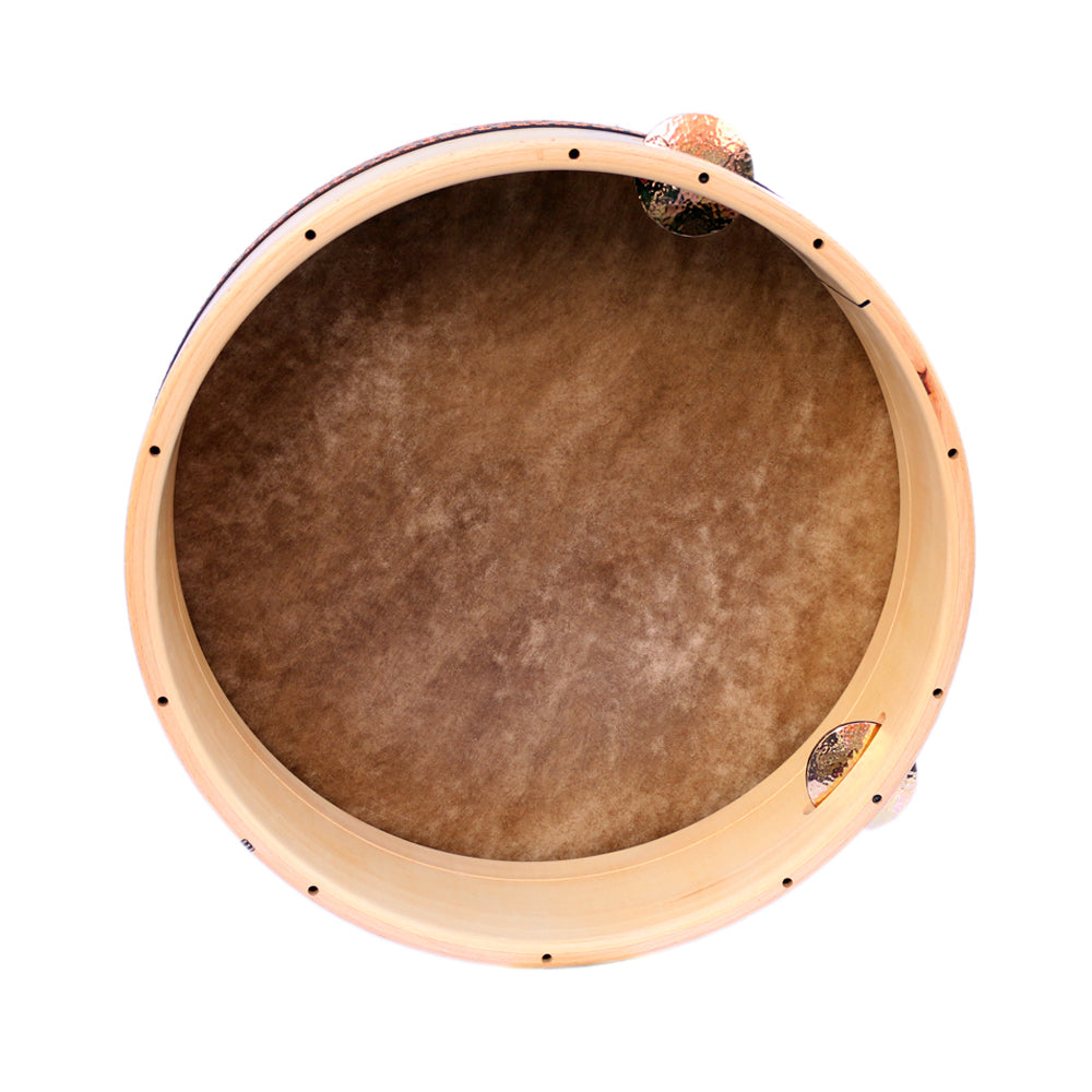 Extra Deep Bendir With Cymbals