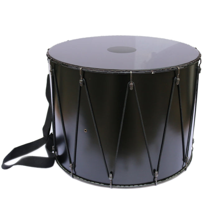Tunable black Turkish davul SDT-402 by Sala with synthetic skin