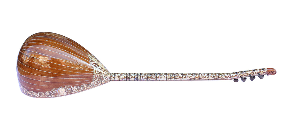 Sala PEARL-1 long neck baglama with decorative pearl details