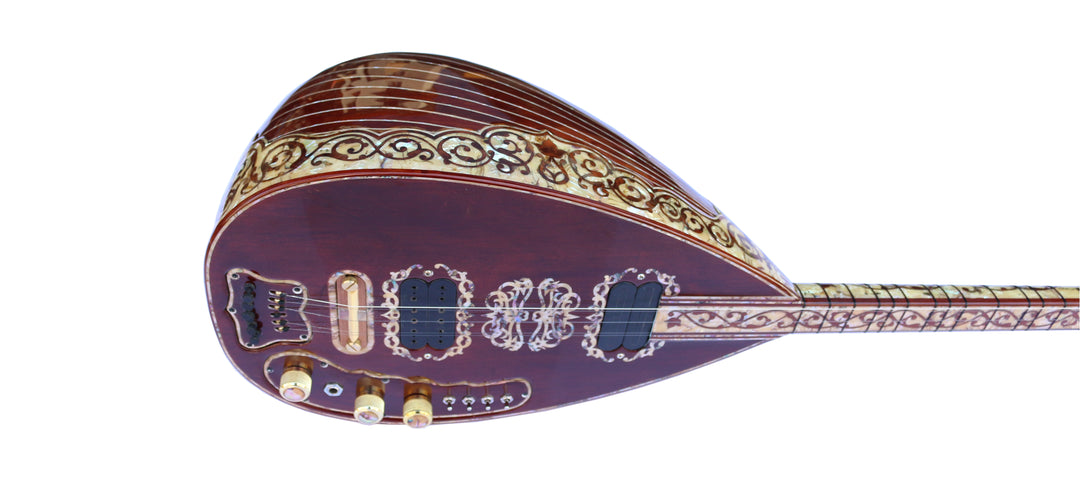 Sala custom electric saz PEARL-2 with decorative pearl details