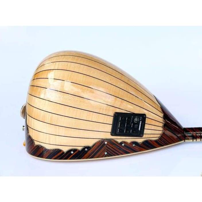 Handmade concert maple long neck baglama SSL-403EQ