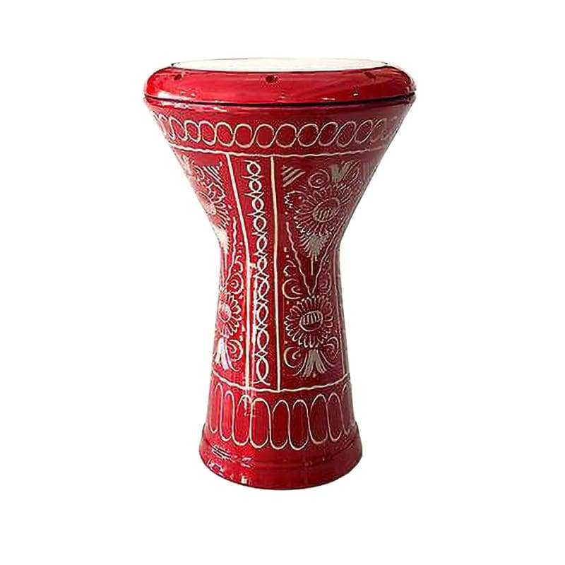 Cumbus Egyptian dumbec with engraved aluminum body and synthetic head