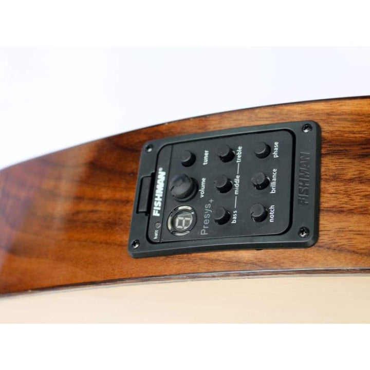 Türkische Linkshand E-Oud OUDE 4L mit Gurt und Softcase