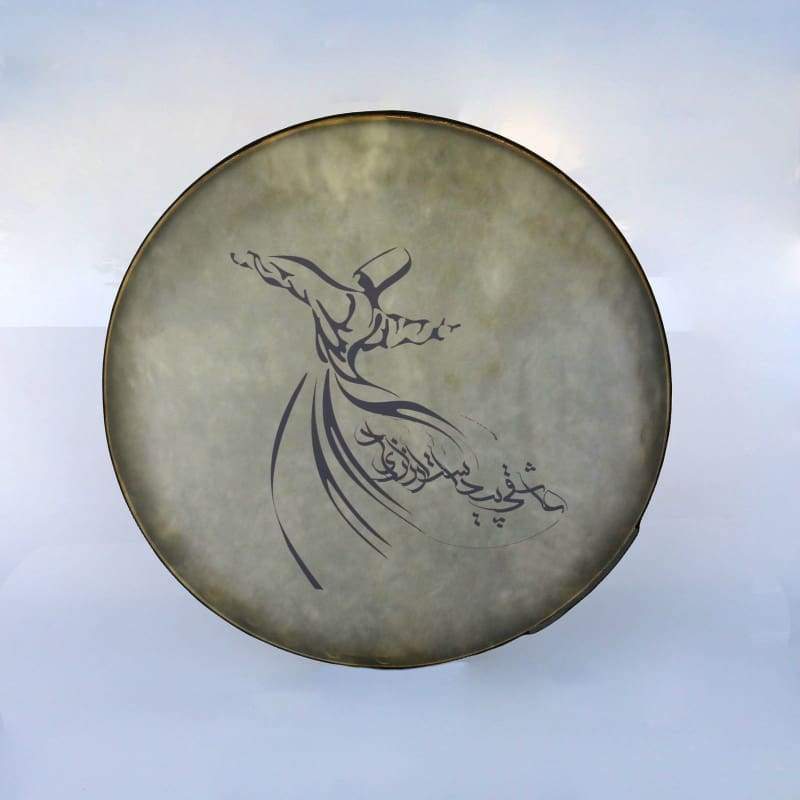 Daf peint NDR-205 avec calligraphie Rumi par Dest