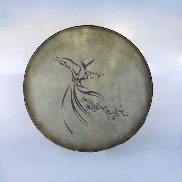 Daf peint NDR-205 avec calligraphie Rumi par Dest