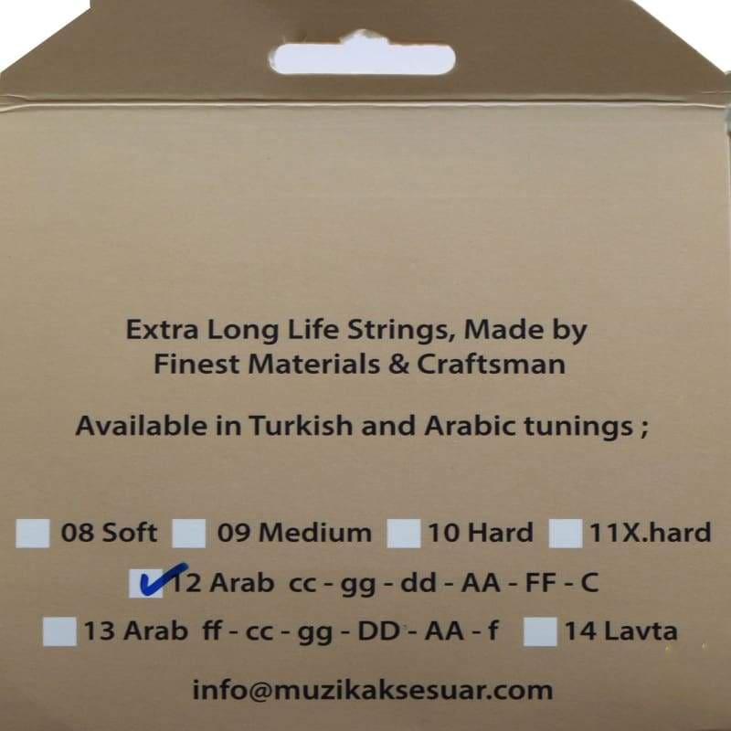 Aurora premium Arabic oud strings AOO-112 complete set
