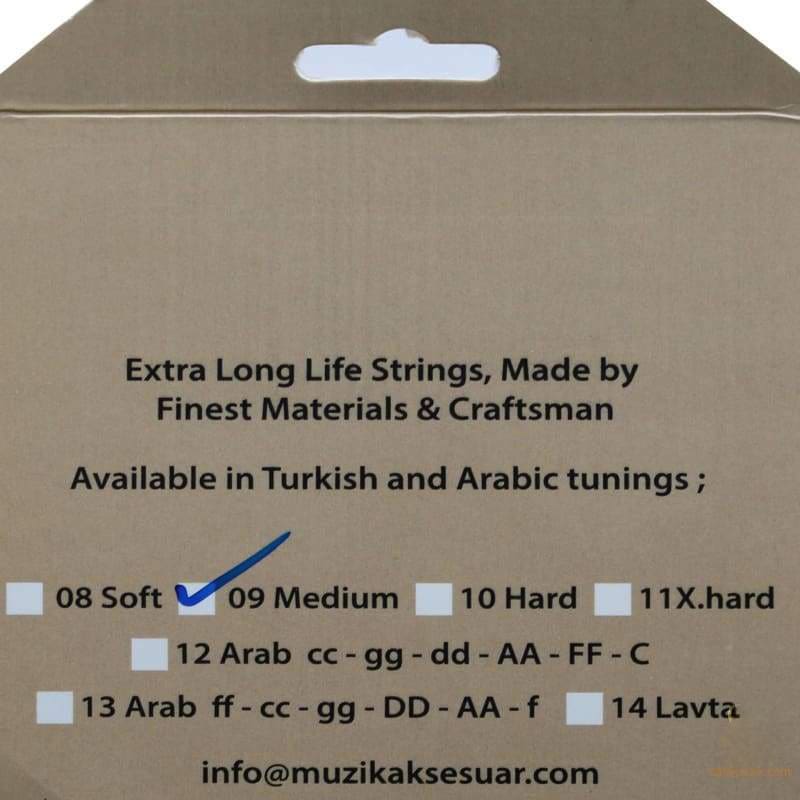 Aurora premium Turkish oud strings AOO-109 complete set