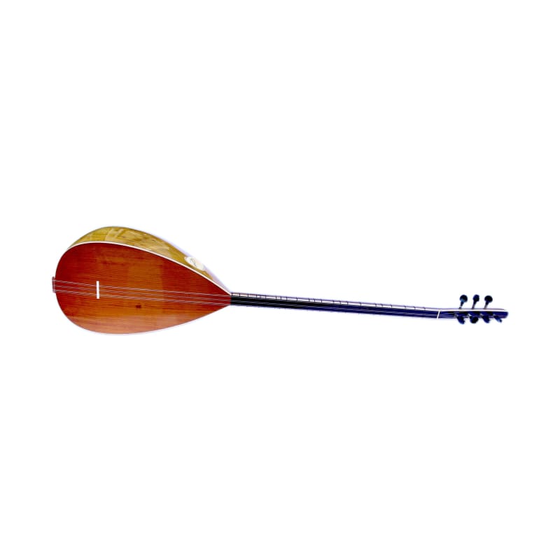 Professional carved mulberry long neck baglama saz DST-307 by Sala