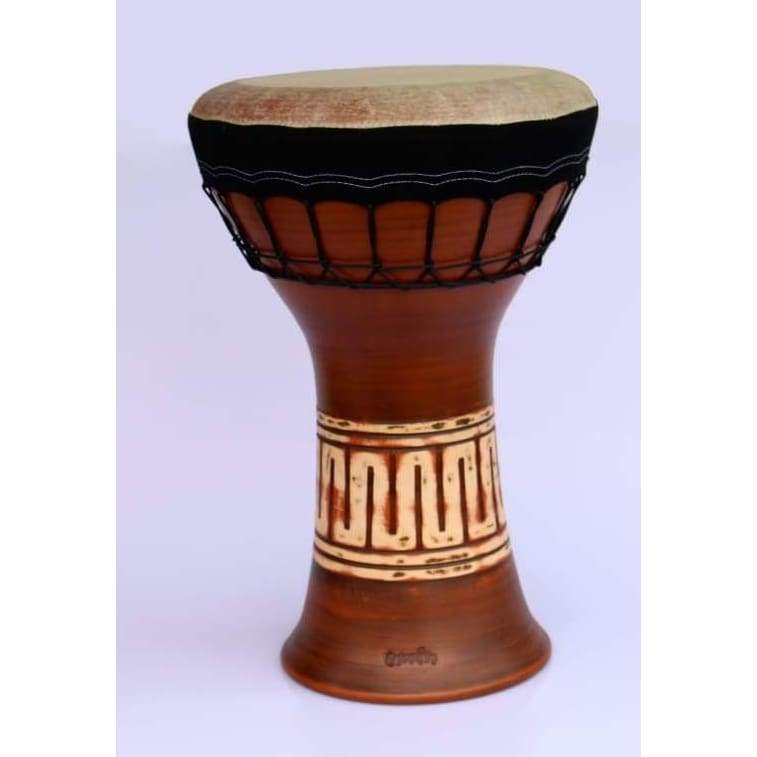 Emin Percussion clay solo darbuka EP-004-A with natural ceramic body