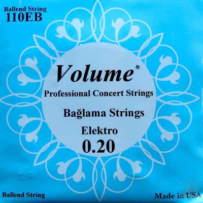 Volume Professional Electric Saz Strings Ball End Set VS-404E