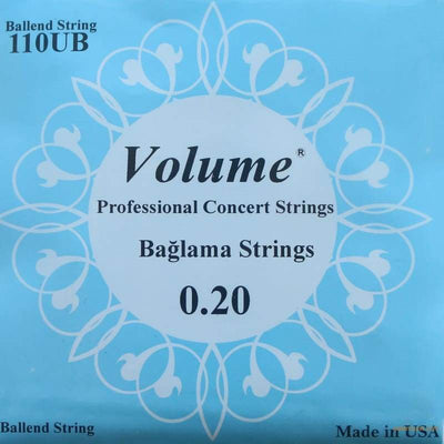 Volume Professional Long Neck Saz Strings Ball End Set VS-404L