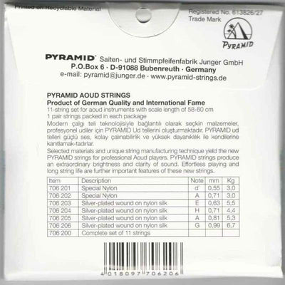 Pyramid Professional Oud Strings Turkish Tuning Pyramid PSO-706