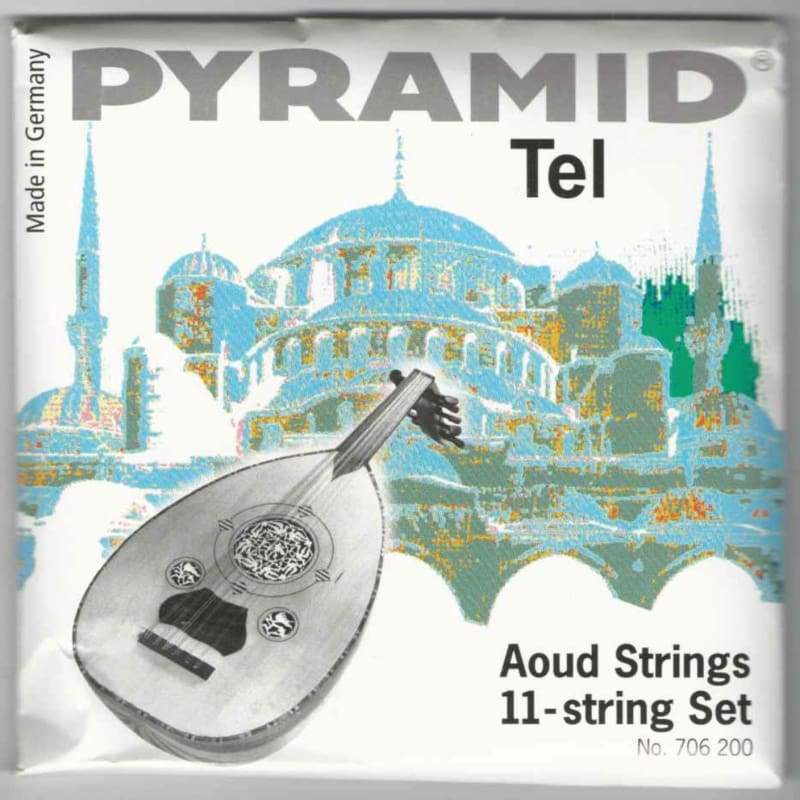 Professional oud strings Turkish tuning Pyramid PSO-706 complete set