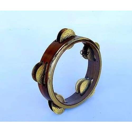 Riq SR-252 by Sala Arabic tambourine with brass cymbal jingles