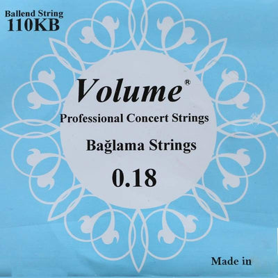 Volume Professional Short Neck Baglama Strings Ball End Set VS-404S
