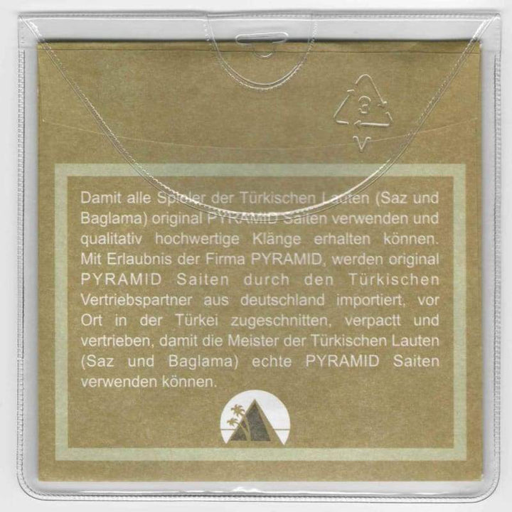 Pyramid long neck baglama strings PSL-404 complete set