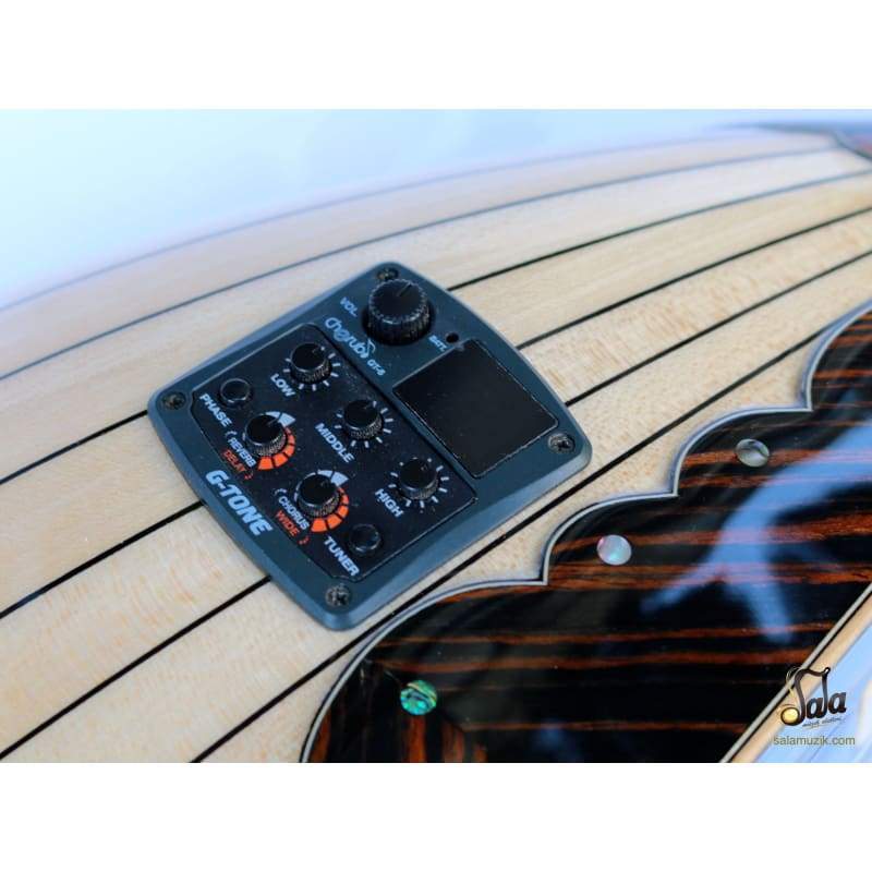 Special long neck electric saz SES-203B by Sala Muzik
