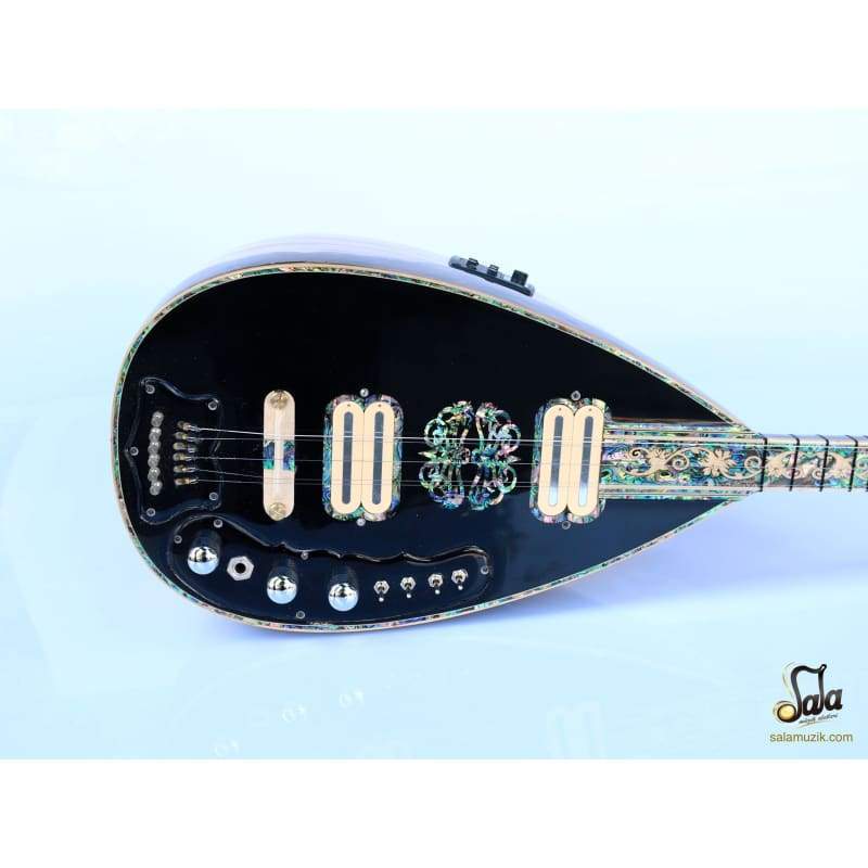 Handmade long neck electric saz SES-203B by Sala