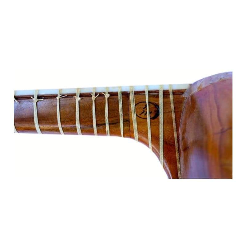 Afshari Persian tar ET-205 double-bowl lute carved details