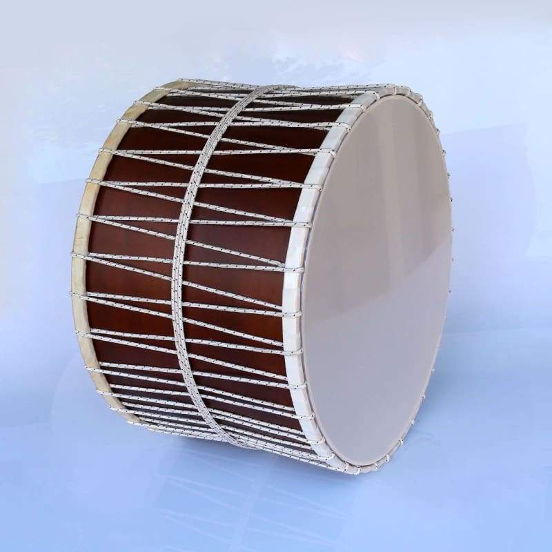 Walnut Turkish davul ED-102 by Dest handmade folk drum